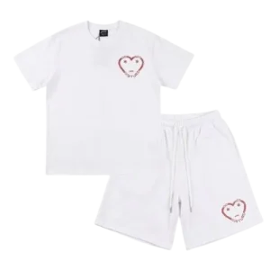 Carsicko Black Logo White Short Set