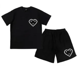 Carsicko White Logo Short Set